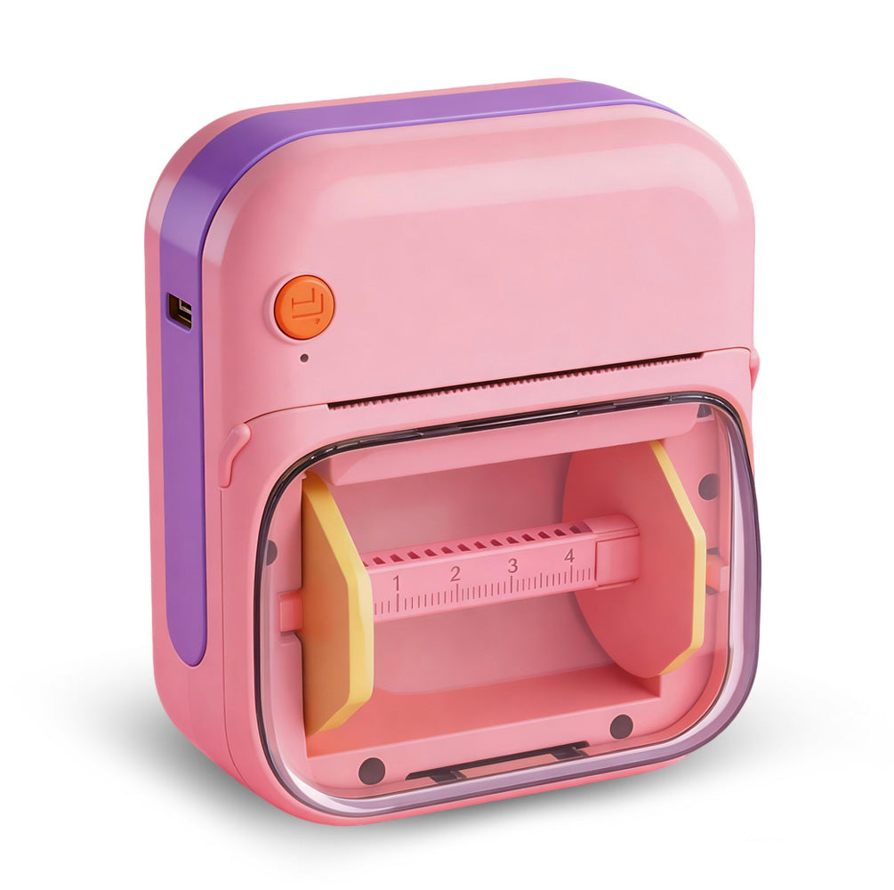 Pink Mini Label Printer